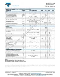 SIRA52ADP-T1-RE3 Datasheet Page 2