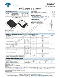 SIRA60DP-T1-RE3 Datasheet Cover