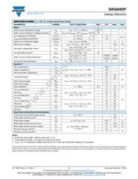 SIRA84DP-T1-GE3 Datasheet Page 2