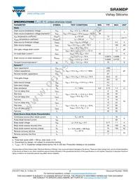 SIRA96DP-T1-GE3 Datasheet Page 2