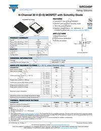 SIRC04DP-T1-GE3 Datasheet Cover