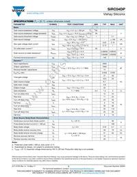 SIRC04DP-T1-GE3 Datasheet Page 2