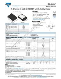 SIRC06DP-T1-GE3 Datasheet Cover