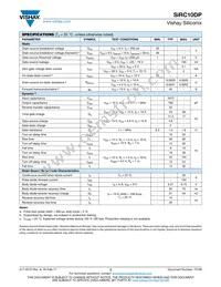 SIRC10DP-T1-GE3 Datasheet Page 2