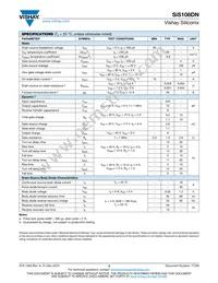 SIS108DN-T1-GE3 Datasheet Page 2