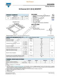 SIS330DN-T1-GE3 Cover