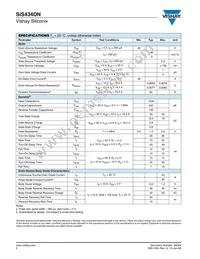 SIS434DN-T1-GE3 Datasheet Page 2