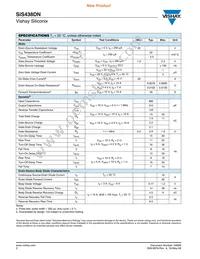 SIS438DN-T1-GE3 Datasheet Page 2