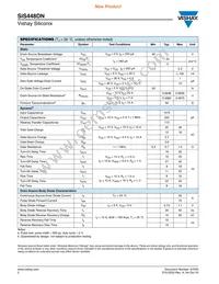 SIS448DN-T1-GE3 Datasheet Page 2