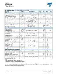 SIS452DN-T1-GE3 Datasheet Page 2