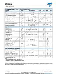 SIS454DN-T1-GE3 Datasheet Page 2