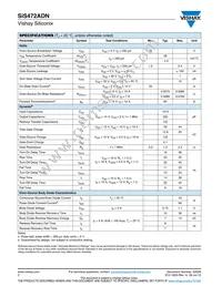 SIS472ADN-T1-GE3 Datasheet Page 2