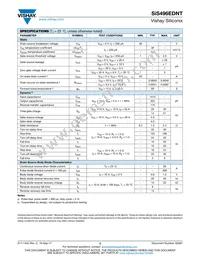 SIS496EDNT-T1-GE3 Datasheet Page 2