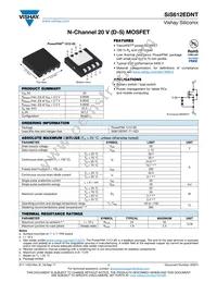 SIS612EDNT-T1-GE3 Datasheet Cover