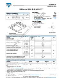 SIS862DN-T1-GE3 Datasheet Cover