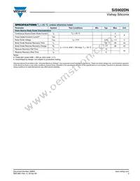 SIS902DN-T1-GE3 Datasheet Page 3