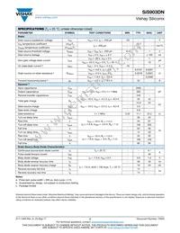 SIS903DN-T1-GE3 Datasheet Page 2