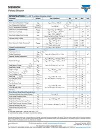 SIS990DN-T1-GE3 Datasheet Page 2