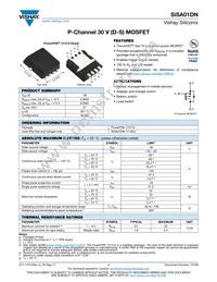 SISA01DN-T1-GE3 Datasheet Cover
