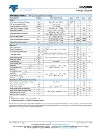 SISA01DN-T1-GE3 Datasheet Page 2