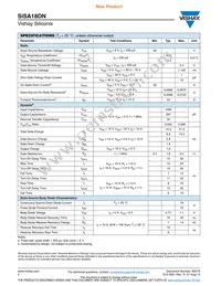 SISA18DN-T1-GE3 Datasheet Page 2