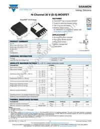 SISA96DN-T1-GE3 Datasheet Cover