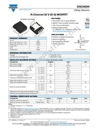 SISC06DN-T1-GE3 Datasheet Cover