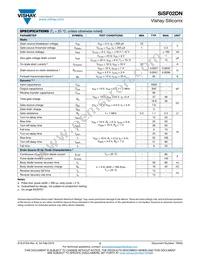 SISF02DN-T1-GE3 Datasheet Page 2