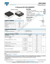 SISH129DN-T1-GE3 Datasheet Cover