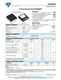 SISS05DN-T1-GE3 Datasheet Cover