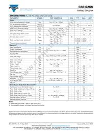 SISS10ADN-T1-GE3 Datasheet Page 2