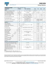 SISS12DN-T1-GE3 Datasheet Page 2