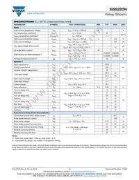 SISS22DN-T1-GE3 Datasheet Page 2