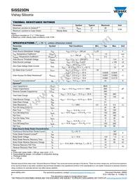 SISS23DN-T1-GE3 Datasheet Page 2