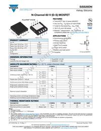 SISS26DN-T1-GE3 Datasheet Cover