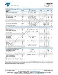 SISS26DN-T1-GE3 Datasheet Page 2