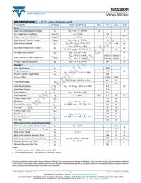 SISS28DN-T1-GE3 Datasheet Page 2