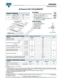 SISS40DN-T1-GE3 Datasheet Cover