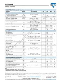 SISS40DN-T1-GE3 Datasheet Page 2