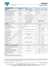 SISS64DN-T1-GE3 Datasheet Page 2