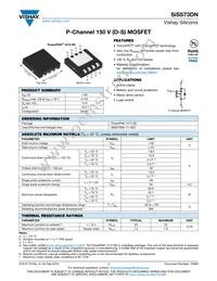SISS73DN-T1-GE3 Datasheet Cover