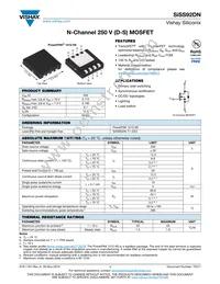 SISS92DN-T1-GE3 Datasheet Cover