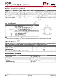 SIT5001AC-GE-33E0-6.553600X Datasheet Page 2