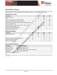 SIT9104AI-3015Y Datasheet Page 3