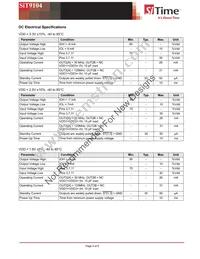 SIT9104AI-3015Y Datasheet Page 4