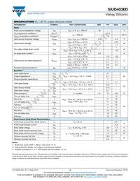 SIUD403ED-T1-GE3 Datasheet Page 2