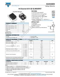 SIUD406ED-T1-GE3 Datasheet Cover