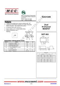 SIX3134K-TP Datasheet Cover