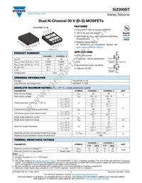 SIZ200DT-T1-GE3 Datasheet Cover