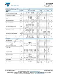 SIZ320DT-T1-GE3 Datasheet Page 2